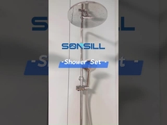 SONSILLのホテルの高さの質の真鍮の浴室壁に取り付けられた雨サーモスタットのBathのシャワー セット